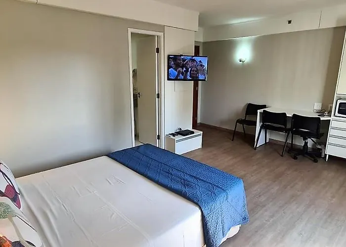 Flat Live & Lodge C/ Garagem E Limpeza Diaria